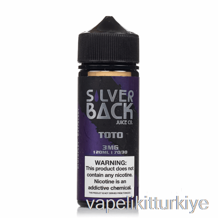 Vape Türkiye Toto - Gümüş Sırtlı Meyve Suyu Co. - 120ml 6mg